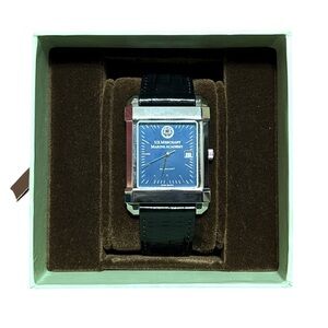 US Merchant Marine Academy Men's Blue Quad Watch by M.LaHart & Co.